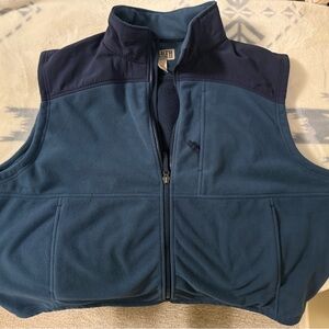 Duluth Trading Co Navy Blue Fleece Vest 3XL